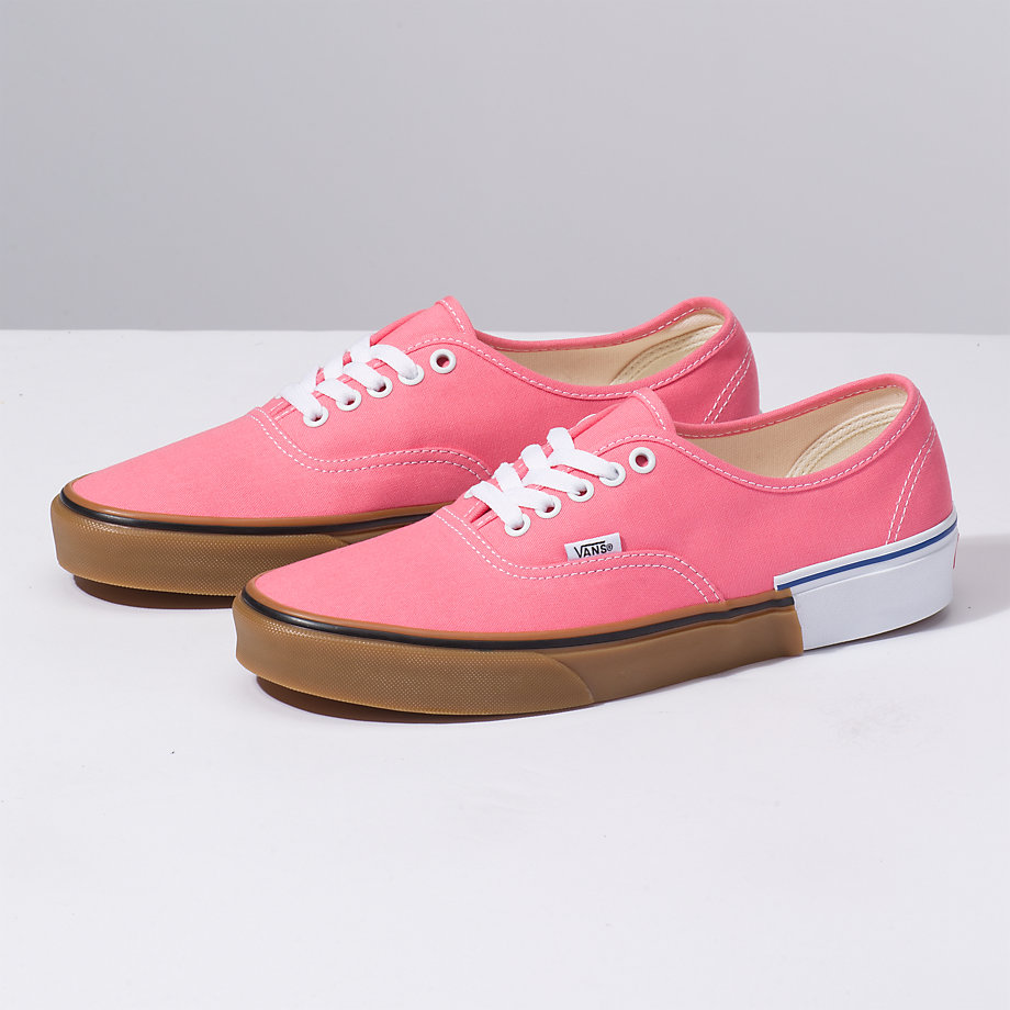 Vans Bayan Spor Ayakkabı Gum Block Authentic Pembe Limon | 33743-548